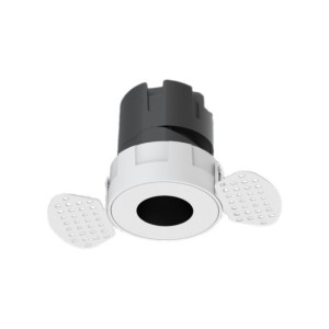 ES4126 12 W bezmalas IP65 regulējams LED prožektors ar 77 mm caurumu Ra97