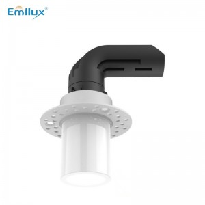 ES1033 9W trimless mini led ceiling lights recessed with glass tube cutsize 42mm dimmable