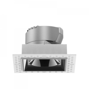 ES4038 7w Square rimless led recessed lighting wall washer Pro hotel spotlight with cutout 75*75mm