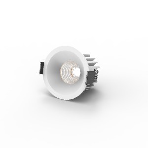 ES3014 אנטי בוהק led תאורה שקועה תקרה שקועה ספוט אורות קלאסי עם חיתוך בגודל 60 מ"מ 12w