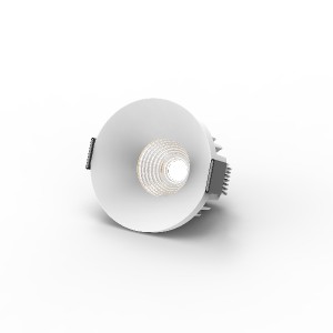 Klasyczne, przeciwodblaskowe, wpuszczane lampy LED do montażu powierzchniowego ES3029 o rozmiarze przycięcia 80–85 mm SDCM