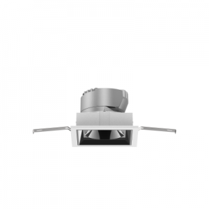 ES4037 7W Square recessed led lighting Pro hotel spotlight with cutout 75*75mm
