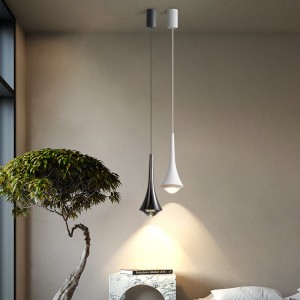 5w hanging decorative Magnetic Led Track Lighting with CCT tunable conic shape