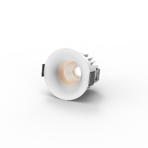 ES3021 antirefleks led downlight takinnfelt klassisk spot Lys med kuttstørrelse 68-75mm 10W