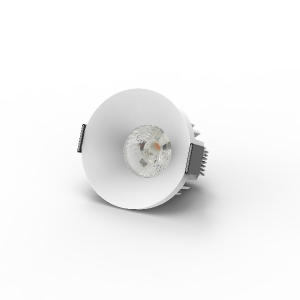 ES3023 antiglare dipingpin lampu siling recessed klasik spot Lampu jeung cut ukuran 68-75mm 12W