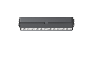 Lampu track led magnetik kisi-kisi Lipat Ramping 12w yang dapat diredupkan dengan CRI 90