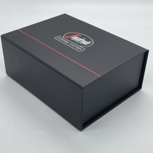 Çmimi i fabrikës Kutia e paketimit të paketave të kafesë së zezë me mbyllje me magnet