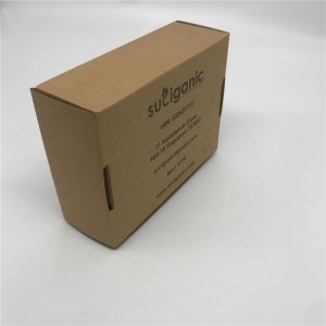 Brown color recycled mailing carton box