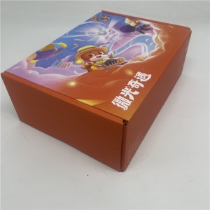 Colorful corrugated box for toys
