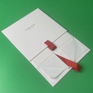 prispôsobená papierová skladacia darčeková krabička