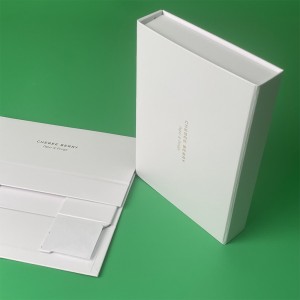 Luxus ausklappbare Kaddosverpackungsbox mat Band Tab