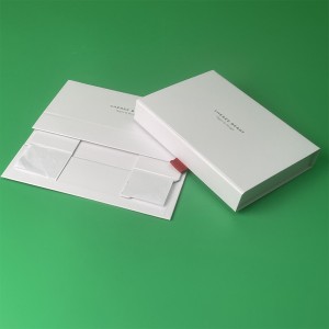 Luxury Folding gift packaging box with ribbon tab