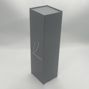 Caja de regalo plegable de lujo para embalaje de vino, precio del fabricante