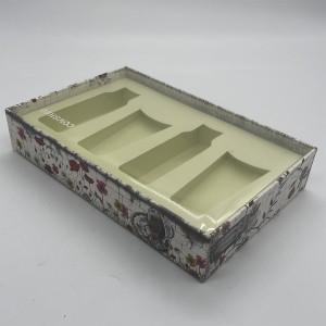 Recyklovaný dizajn OEM papierový kartónový kozmetický obal darčeková krabička
