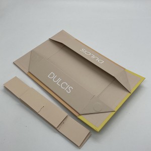 Luukse nageregverpakkingsboks met papierverdeler