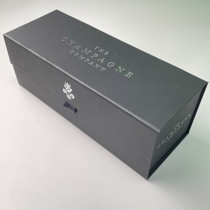 Customized design Luxury champagne packaging gift box with paper insert