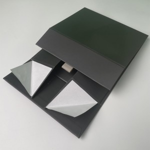 προσαρμοσμένης διάστασης πολυτελές πτυσσόμενο κουτί συσκευασίας δώρου