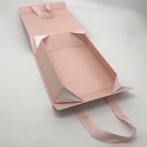 Popular collapsible cardboard calceamenta packaging arca vitta manubrio
