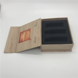 Fancy Paper Cardboard Gift Box Nrog Foam Insert Thiab Magnets Kaw