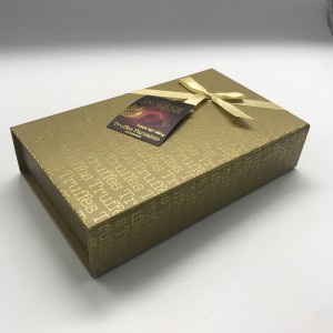 चकलेट प्याकेजिङ्गको लागि पुन: प्रयोग गरिएको कागज बक्स