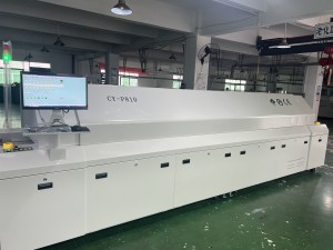 CY SMT lead free small 8 zones reflow oven machine CY-P810