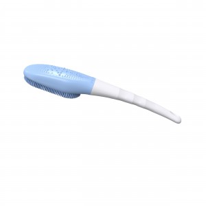silicone body brush shower cleansing scrubber