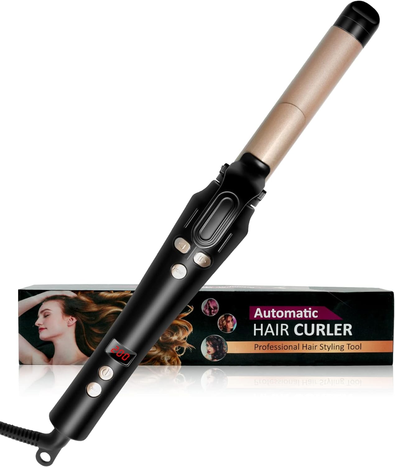 Redefine Curls with the Rotating Hair Curler Iron