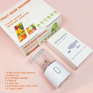 DIY Face Maker Automatic Vegetable Face Mask Natural Collagen Fruit Face Mask Machine Beauty Facial SPA