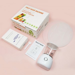 2022 Beauty Natural Fruit Vegetable Duration Control Mini DIY Facial Mask Maker Machine Automatic Skin Care Beauty Devices