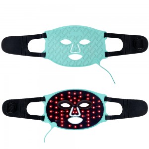 4 Colors Light Silicone Facial Whitening Led Therapy Face Mask Skin Rejuvenation Anti-Aging Led Mask