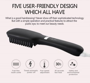new hot air dryer comb straightener hair comb