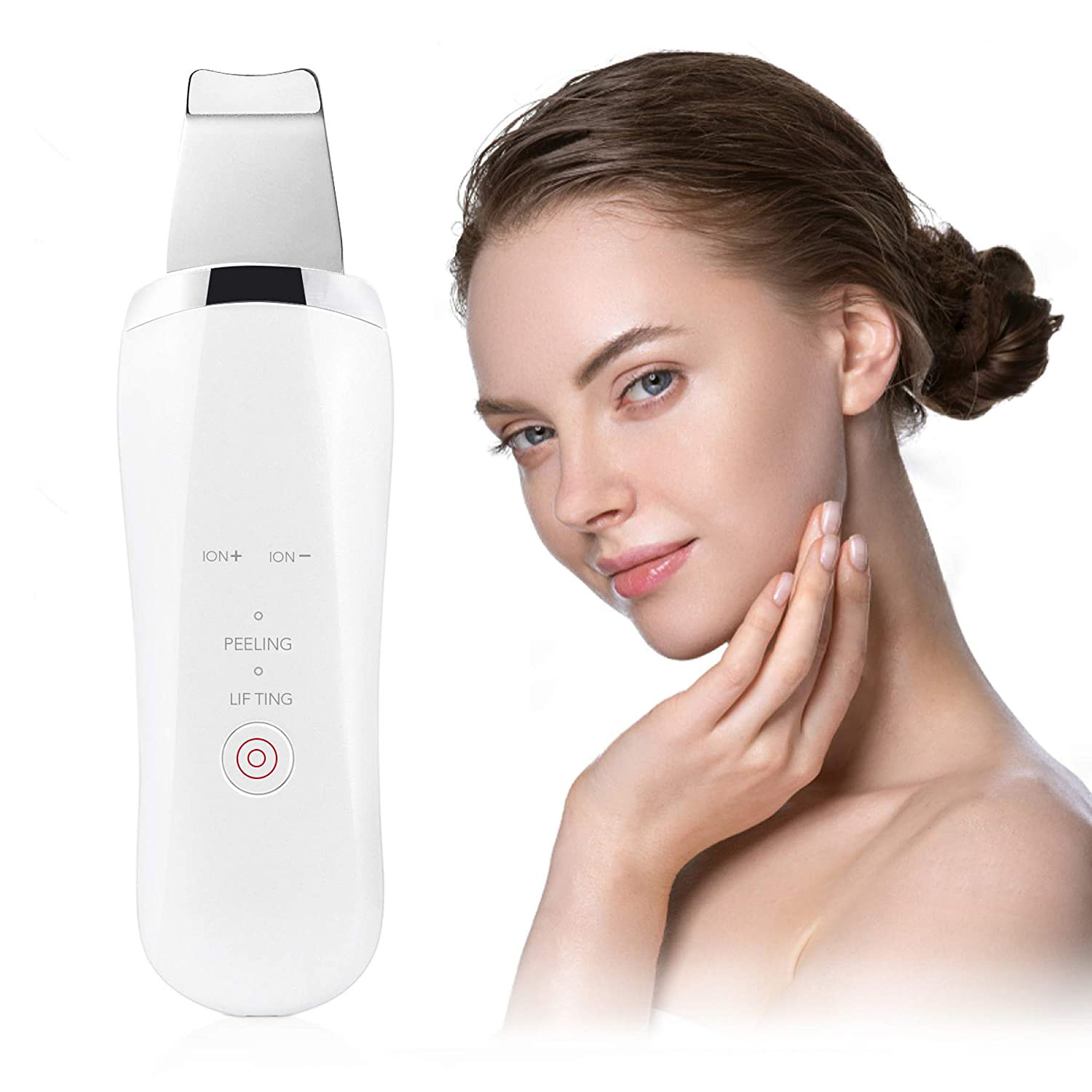 Bottom price k skin hair straightener - Facial Spatula Machine Face Ultrasonic Skin Scrubber  – Enimei