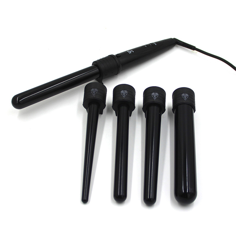 2021 Latest Design ionic hair straightener brush - 5 in 1 new professional hair curler Electric hair curler set   – Enimei