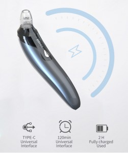 Cheap price China Blackhead Remover, Vacuum Pore Cleaner Electric Acne Comedone Rechargeable Whitehead Extractor Tool
