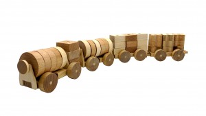 Wood Puzzle Train Toy