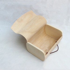 Wood packaging box