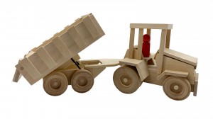 Wood Farm Tractor Toy