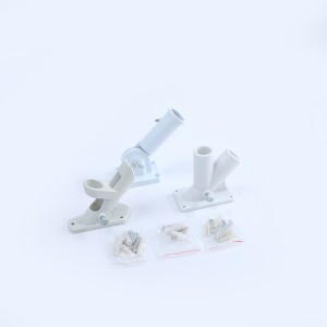 New Delivery For Wood Flag Pole&Stick - Wooden flag pole bracket-PP bracket and metal bracket with screw packet – Enpu