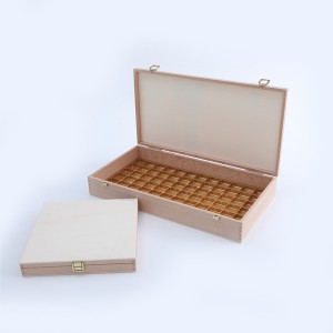 High quality beech chocolate boxes with components and LOGO