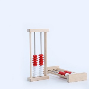 Student counting frame wooden abacus rekenrek counting for math teaching