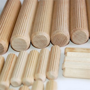 Wood Dowel Pins - 1/4 x 1-3/4 Multi-Groove