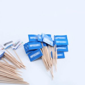 Disposable Food Flag Picks Paper Toothpicks For Burger Cupcake Toppers Flags picks