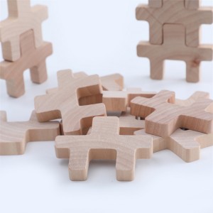 custom wood size block game stacking blocks tumbling tower board games children building blocks set educational toys