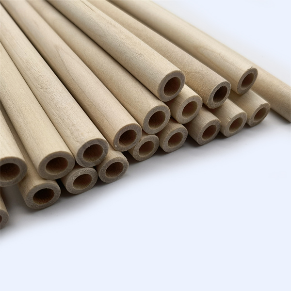 Wood dowel wand,curtain rod  drilled and chamfered for household using Featured Image