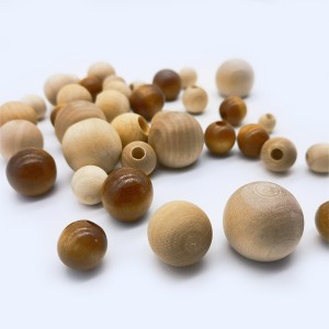 Wooden CAP Natural Unpolished Round Wood TOY For Crafting Decoration And DIY Handicrafts