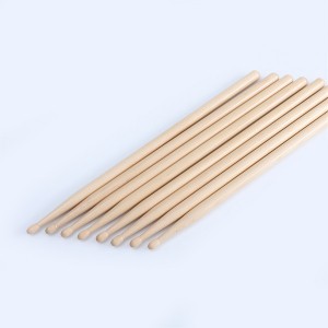 Factory Free Sample Bamboo Stirrer - Wood Drum Sticks  clear lacquered and color painted, printed – Enpu