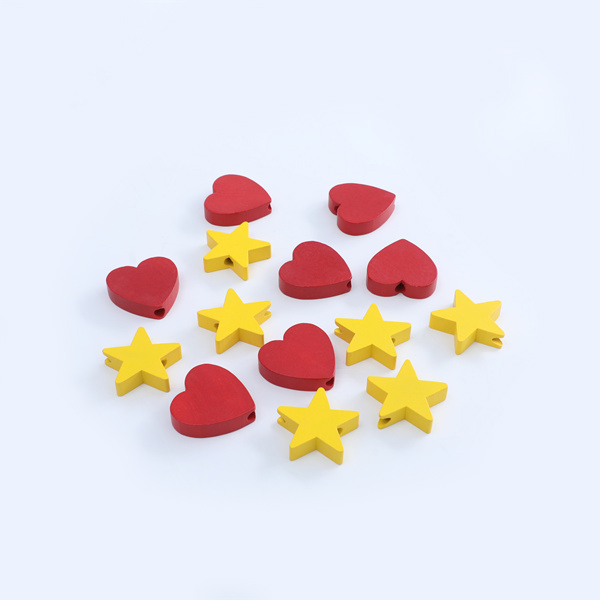 Chinese Wholesale Wooden Children Toys – Wood heart & star  for Wooden Ornaments ,DIY Logo Presents – Enpu