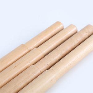 Clear finished wood maxi pole birch handle