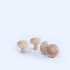 Wooden Mushrooms Toy Arts and Crafts Unfinished Puppet Beech Wood Peg Dolls DIY