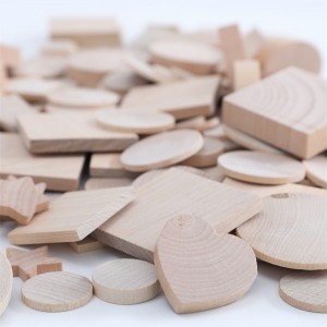 wood nickel, suqare and disc in assorted sizes